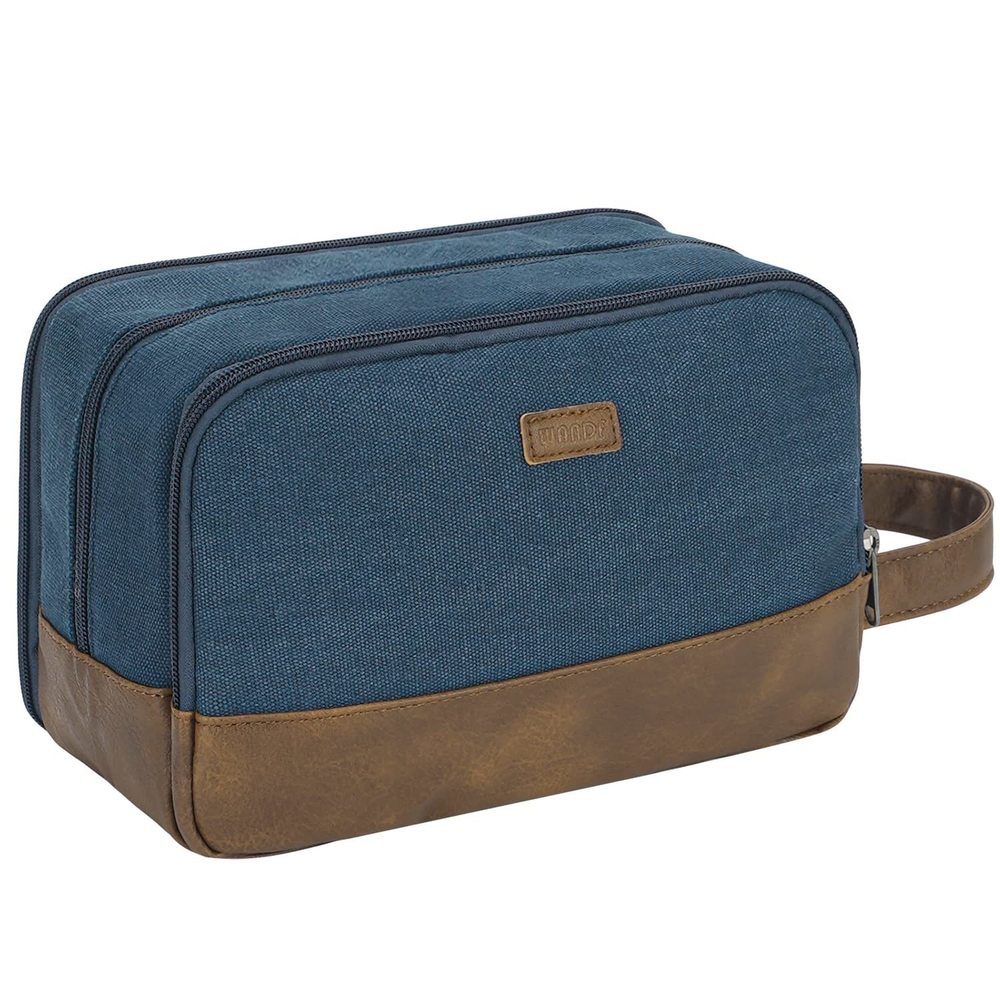 Travel Toiletry Bag For Men Large Toiletries Shaving Bag Water Resistant🫲